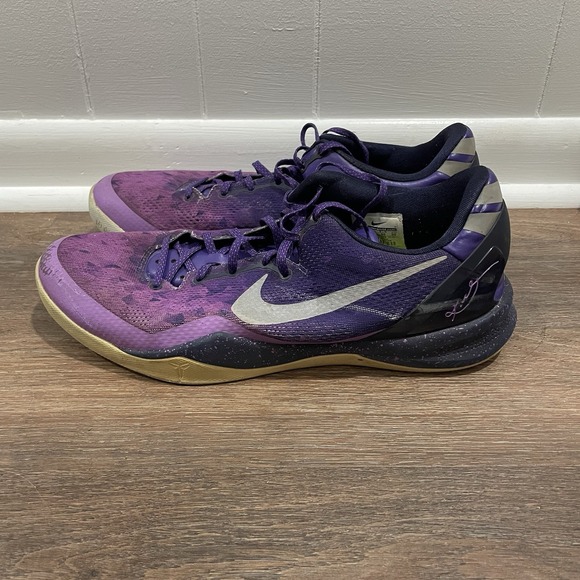 Nike Kobe 8 System Purple Gradient Men\'s Basketball Shoes 555035-500 Sz 12 FAIR main image 9
